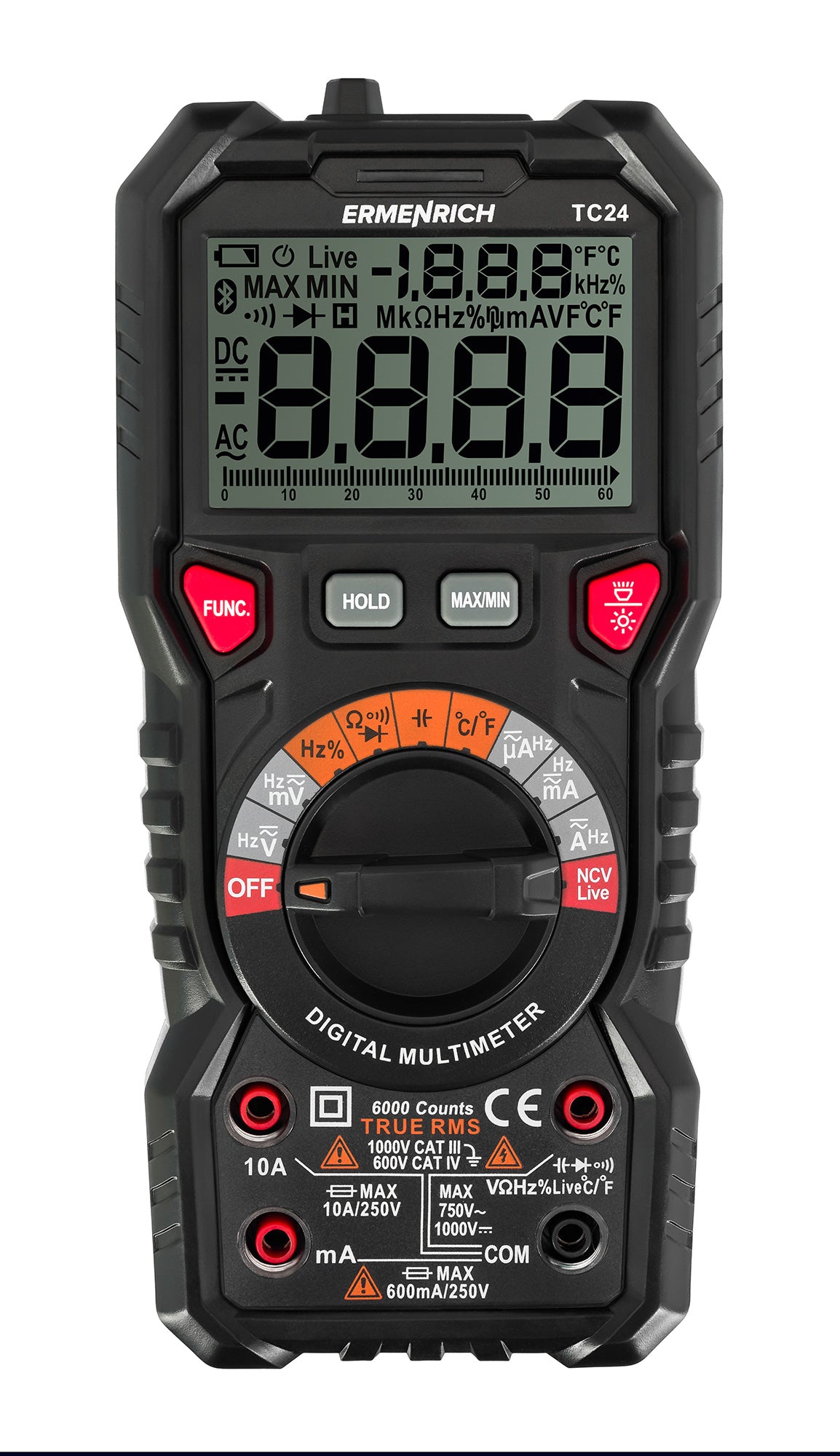 Multimetro digitale Ermenrich Zing TC24