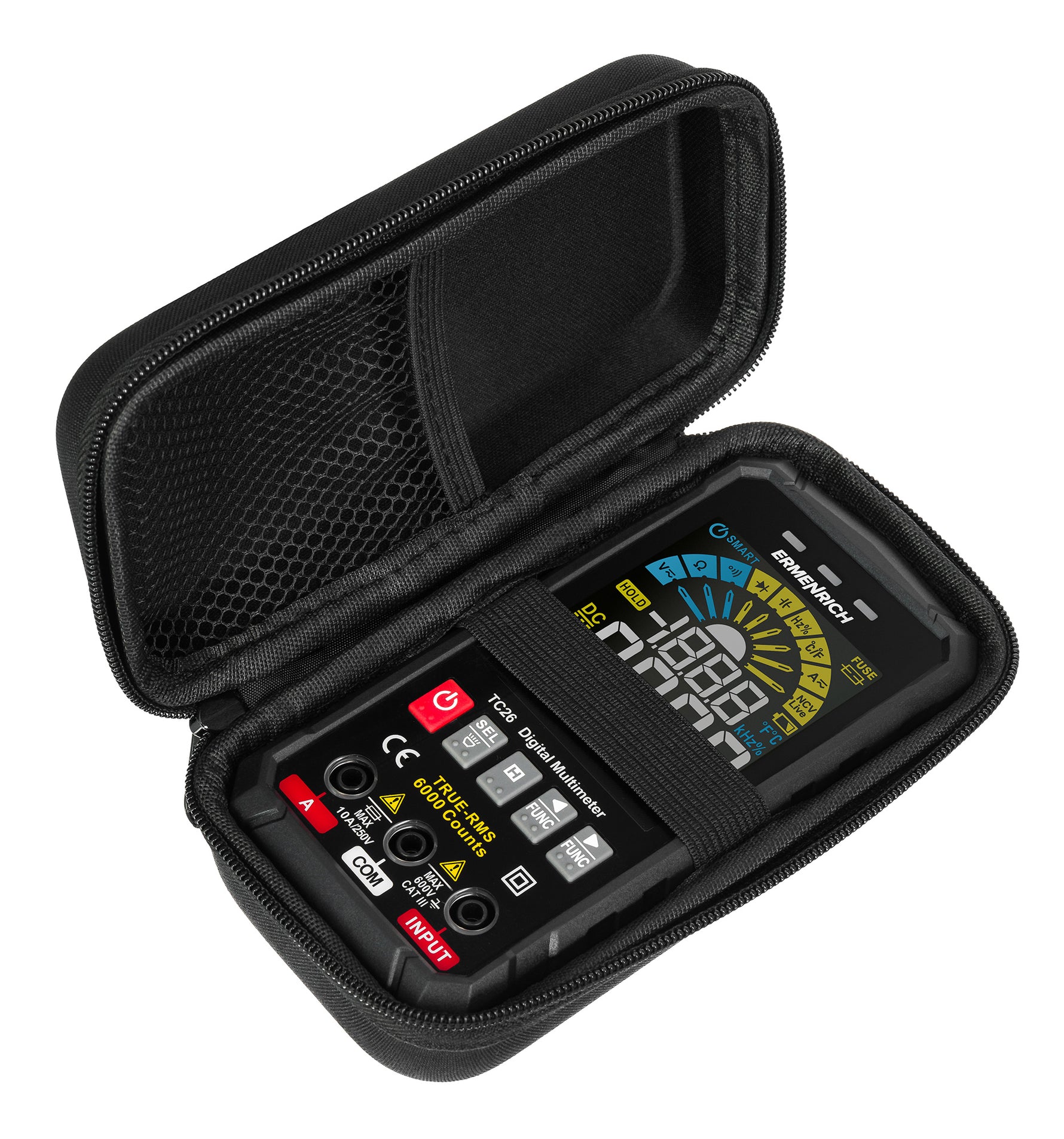 Multimetro digitale Ermenrich Zing TC26