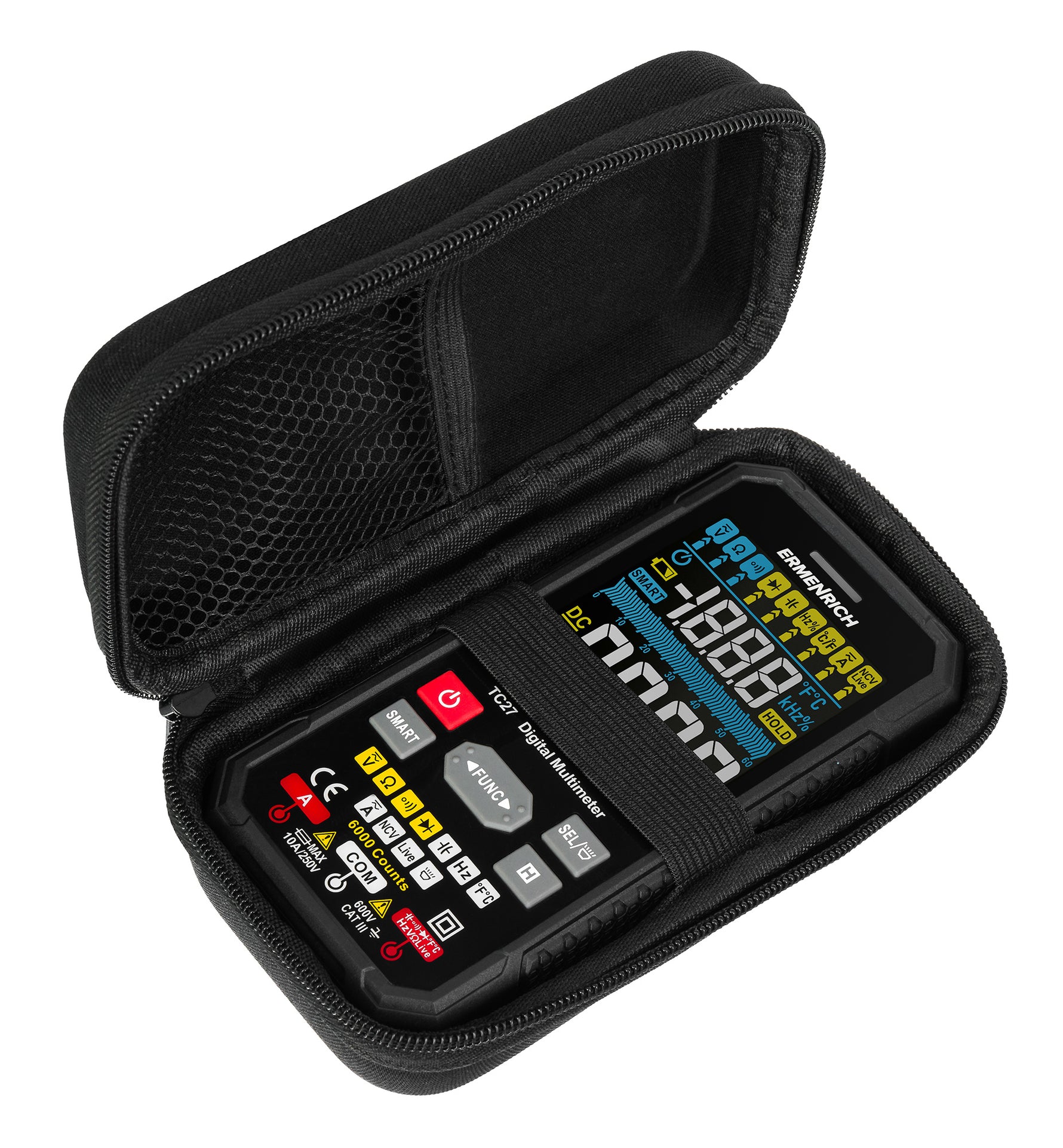 Multimetro digitale Ermenrich Zing TC27