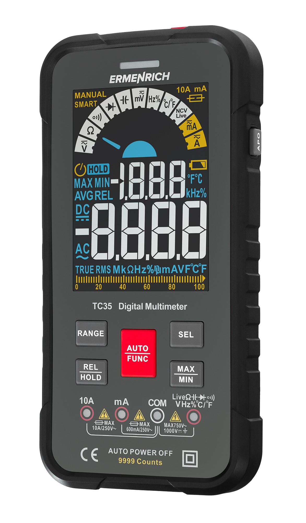 Multimetro digitale Ermenrich Zing TC35
