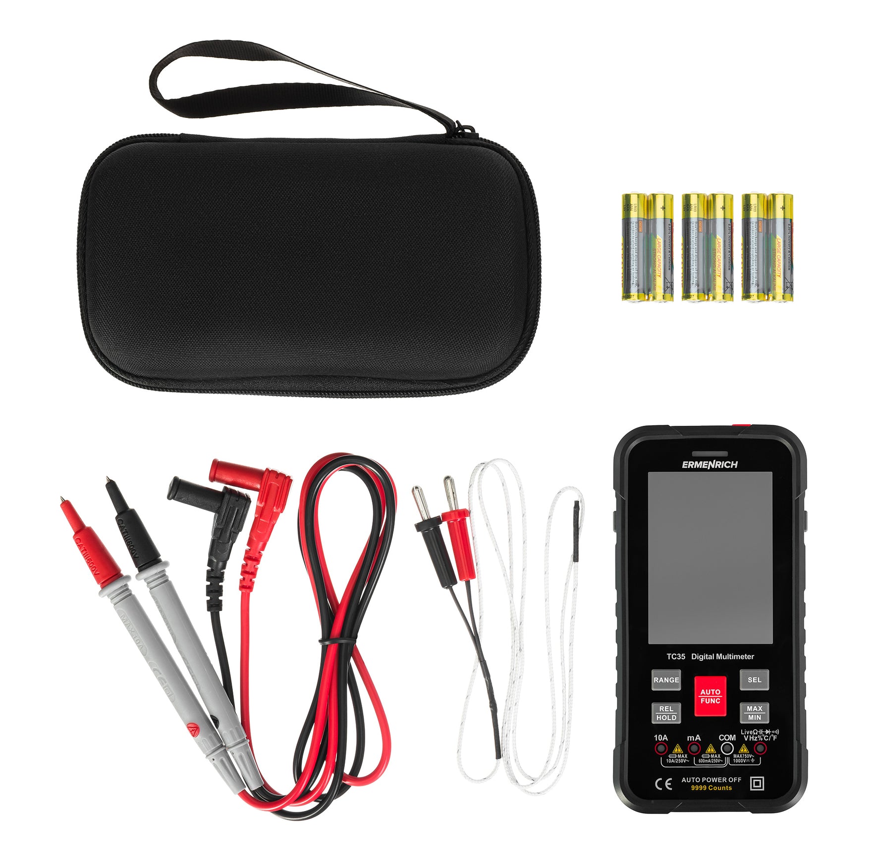 Multimetro digitale Ermenrich Zing TC35
