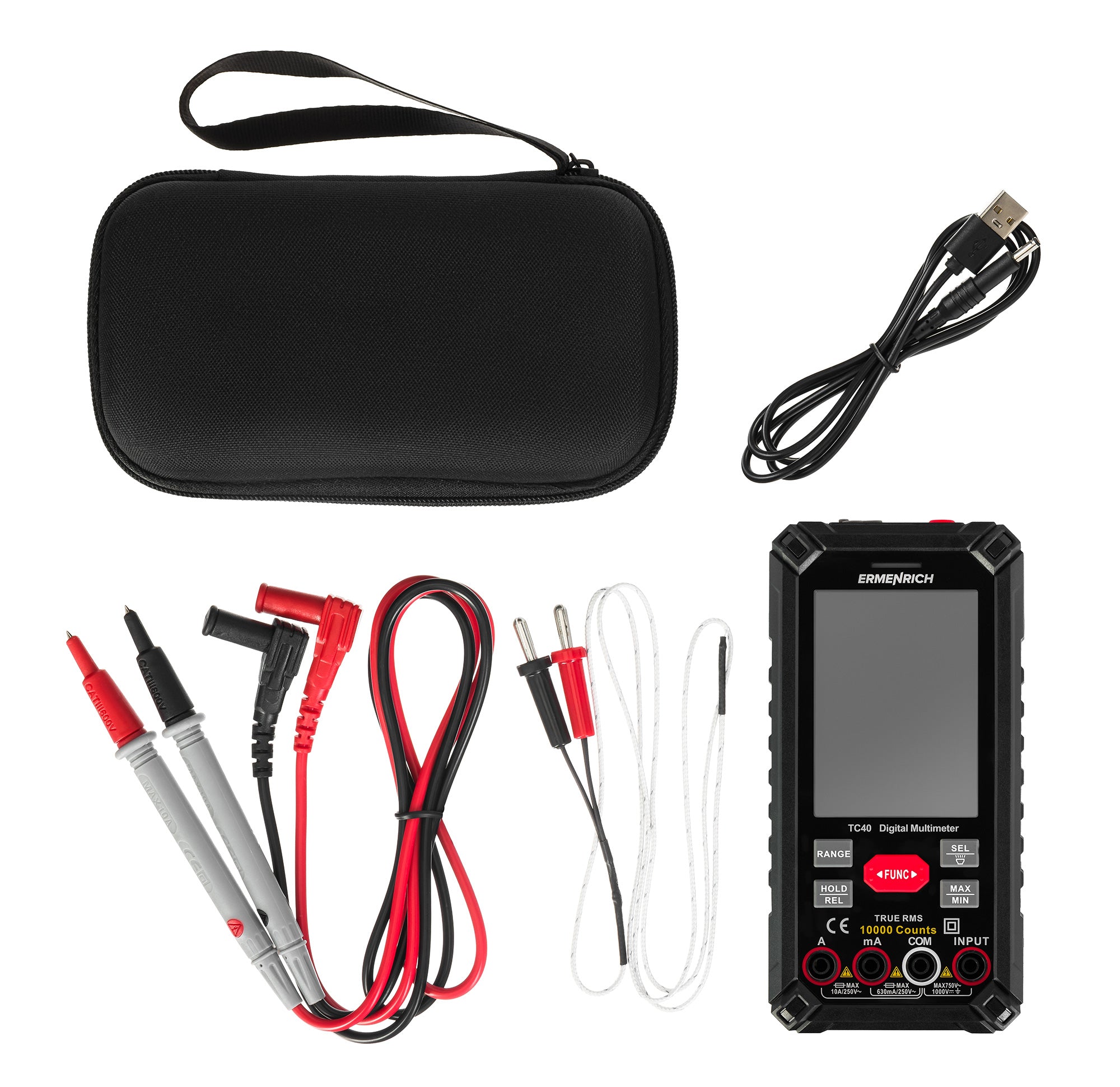 Multimetro digitale Ermenrich Zing TC40