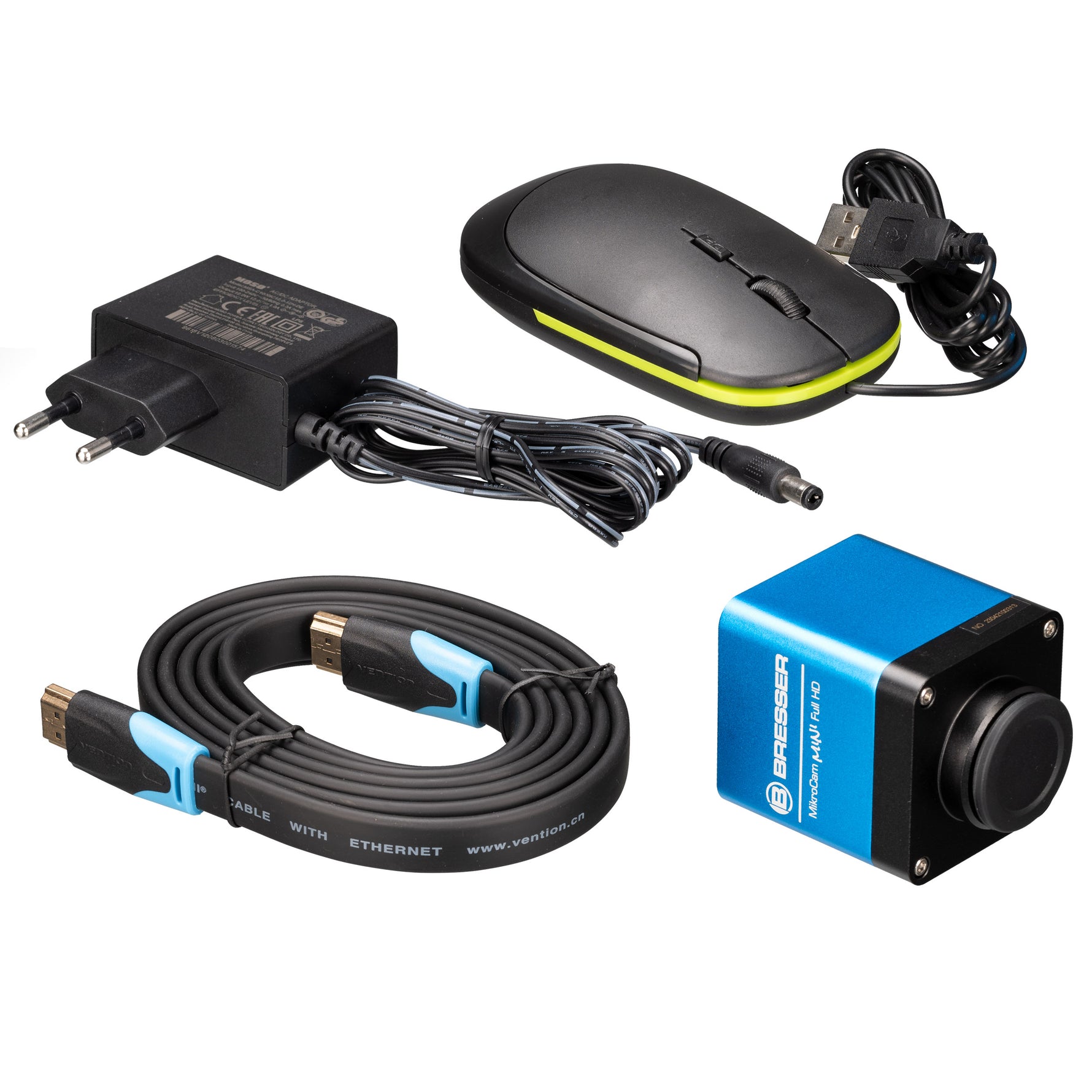 Bresser Fotocamera per microscopio MikroCam MINI Full HD HDMI