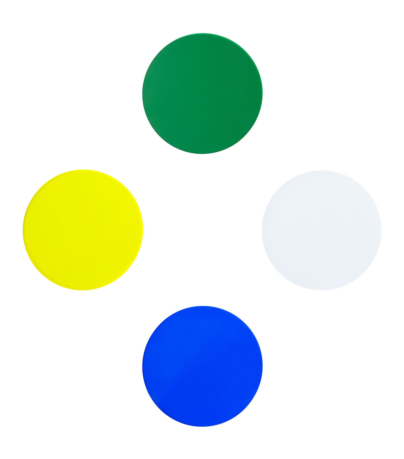 Set di filtri a colori MAGUS LF4 (blu, verde, giallo, satinato)