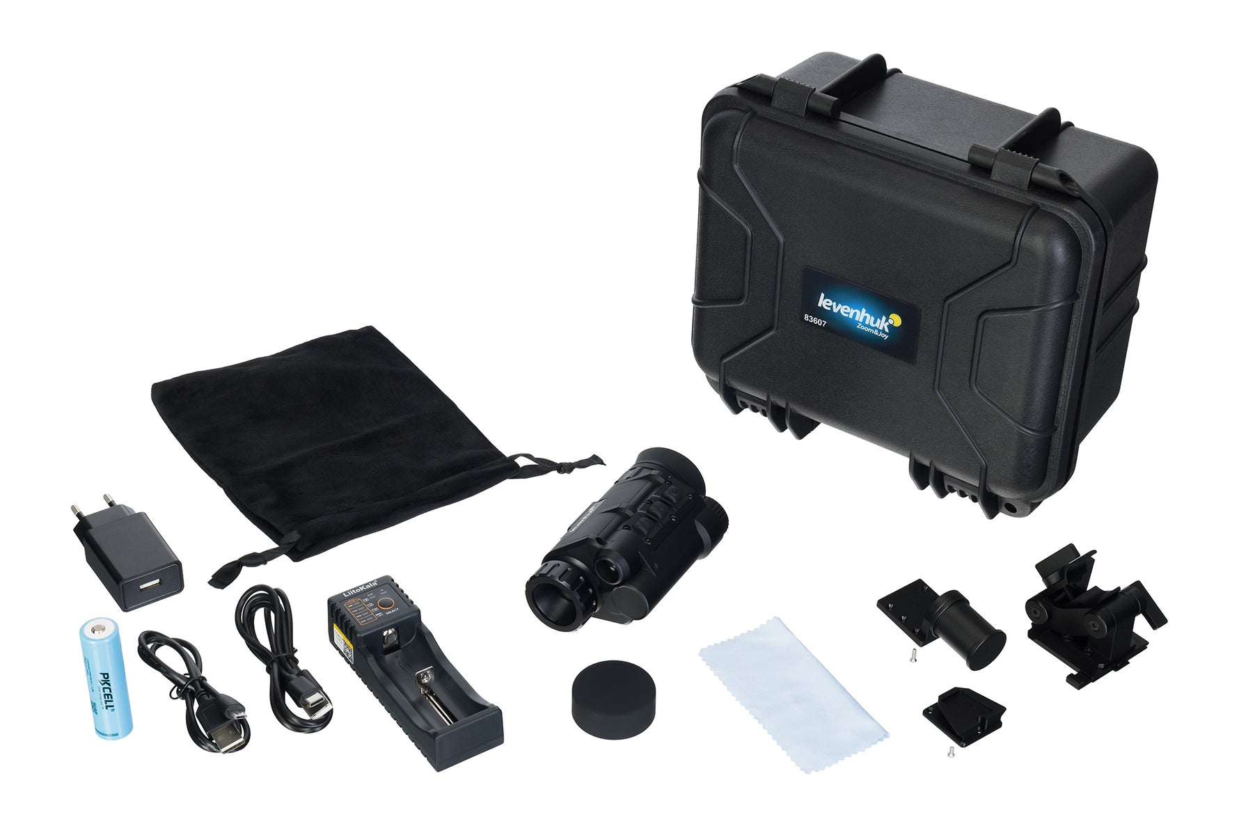 Visore notturno monoculare digitale Levenhuk Halo NVM50 Helmet