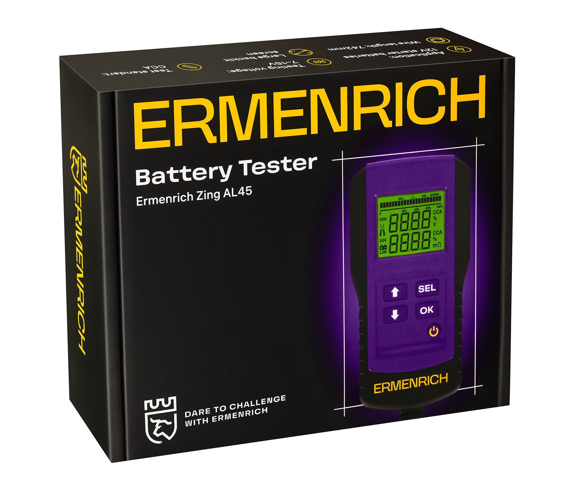 Tester per batterie Ermenrich Zing AL45