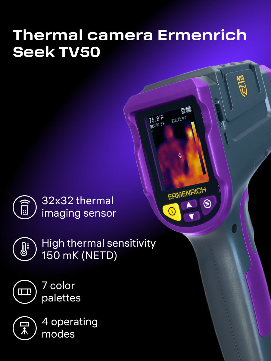 Termocamera Ermenrich Seek TV50