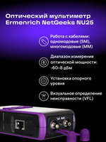 Multimetro ottico Ermenrich NetGeeks NU25