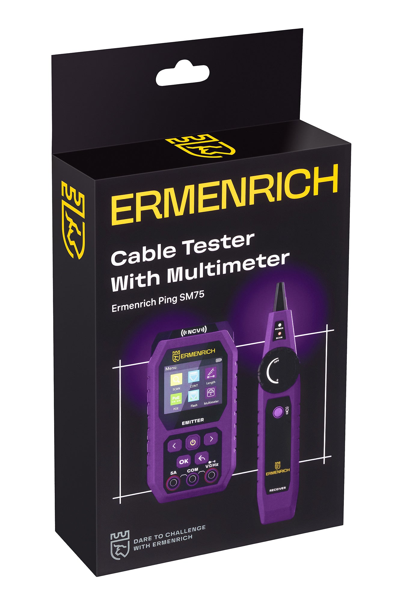 Tester per cavi con multimetro Ermenrich Ping SM75