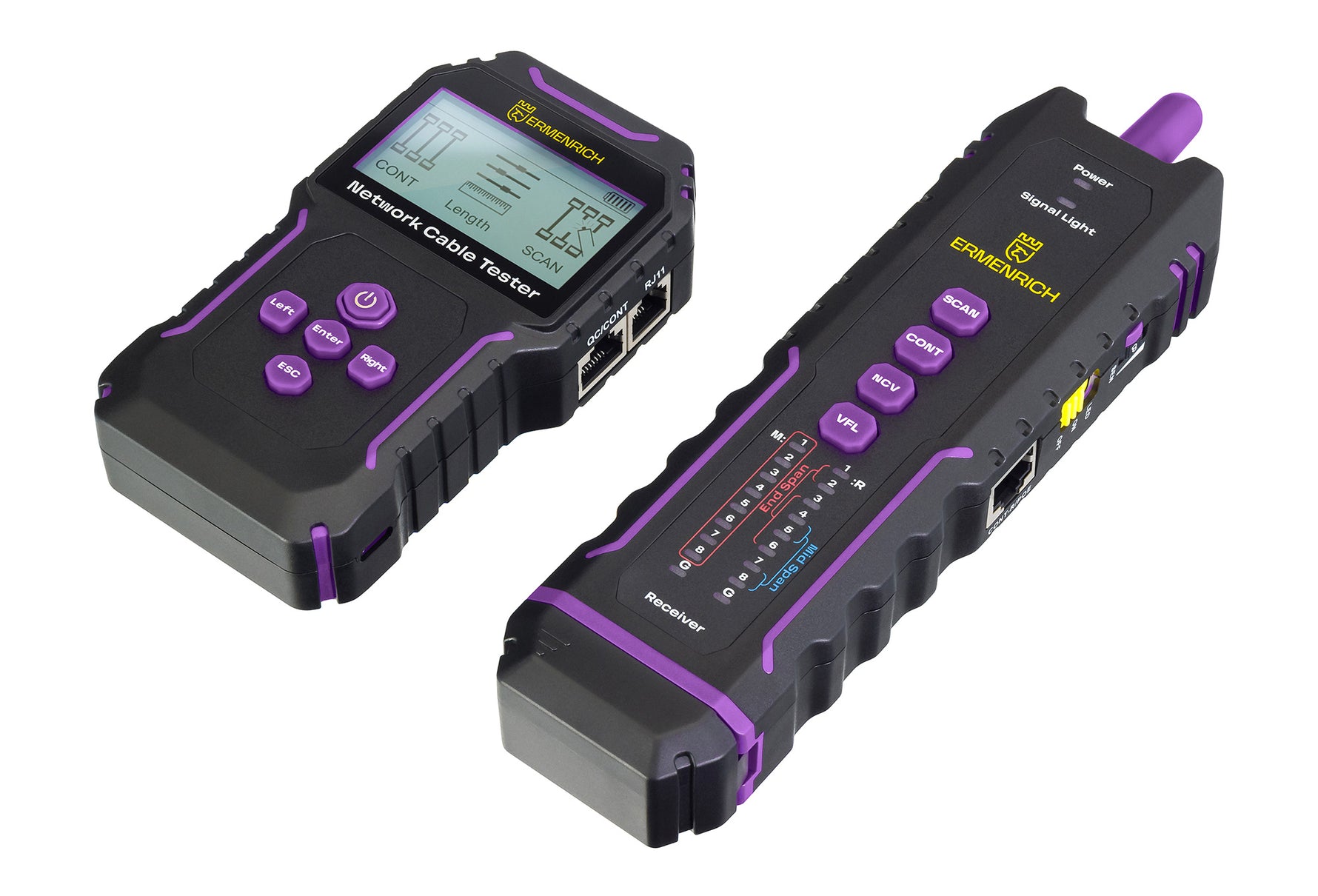 Tester per cavi multifunzione Ermenrich NetGeeks NP45