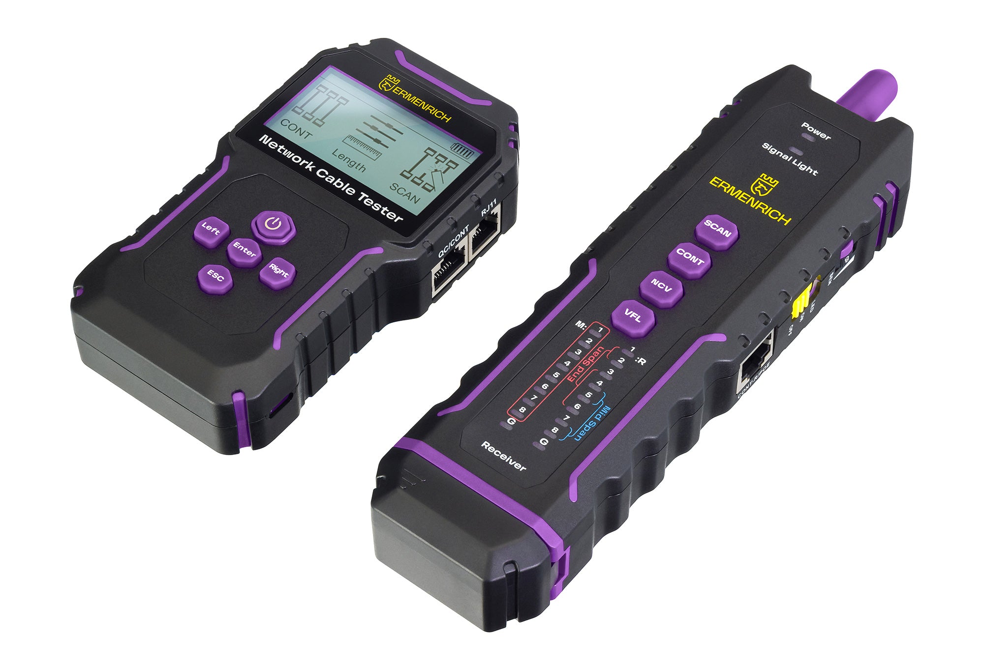 Tester per cavi multifunzione Ermenrich NetGeeks NP45