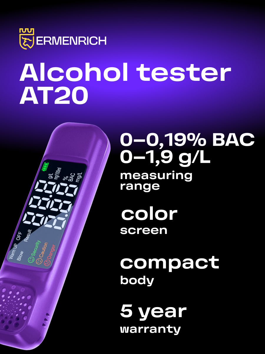 Alcol tester Ermenrich Seek AT20