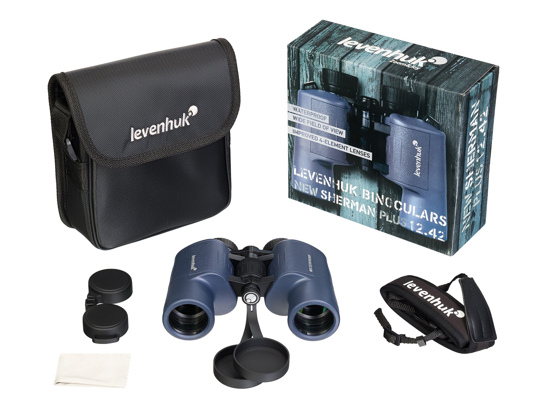 Binocolo Levenhuk New Sherman PLUS 12x42