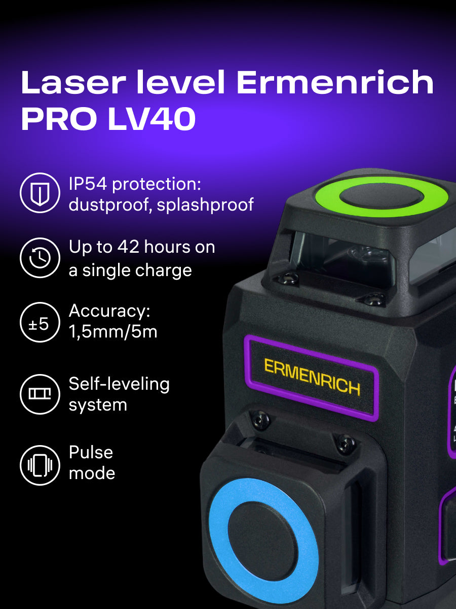 Livella laser Ermenrich PRO LV40