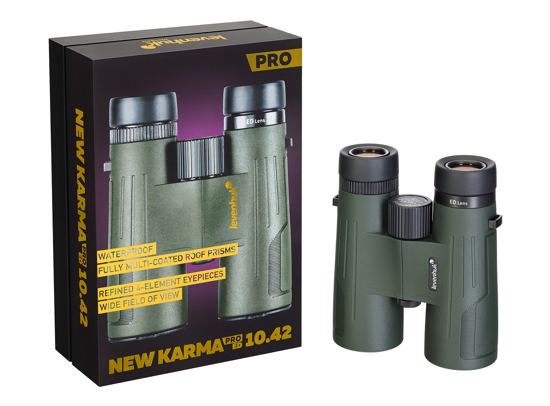 Binocolo Levenhuk New Karma PRO ED 10x42