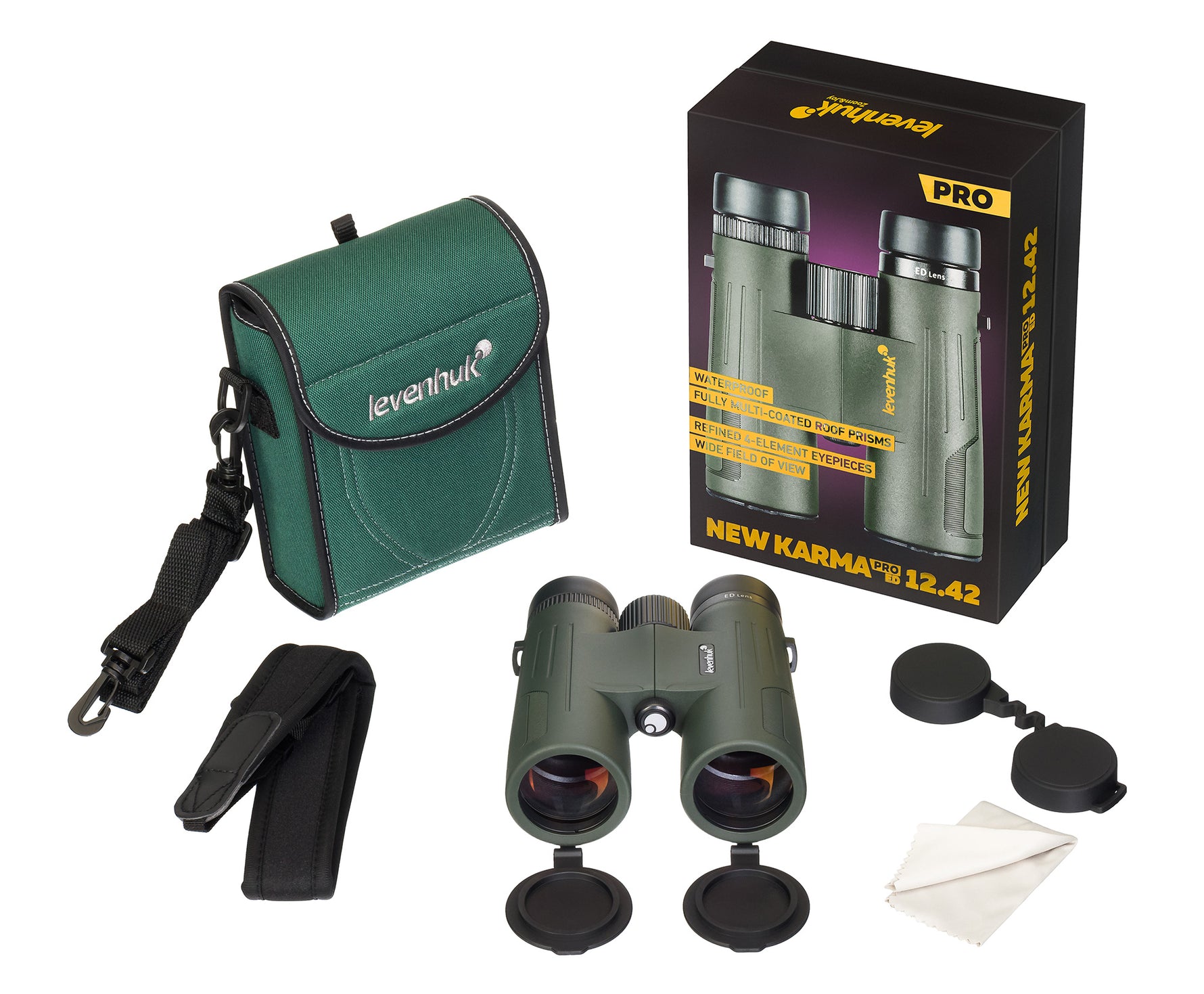 Binocolo Levenhuk New Karma PRO ED 12x42