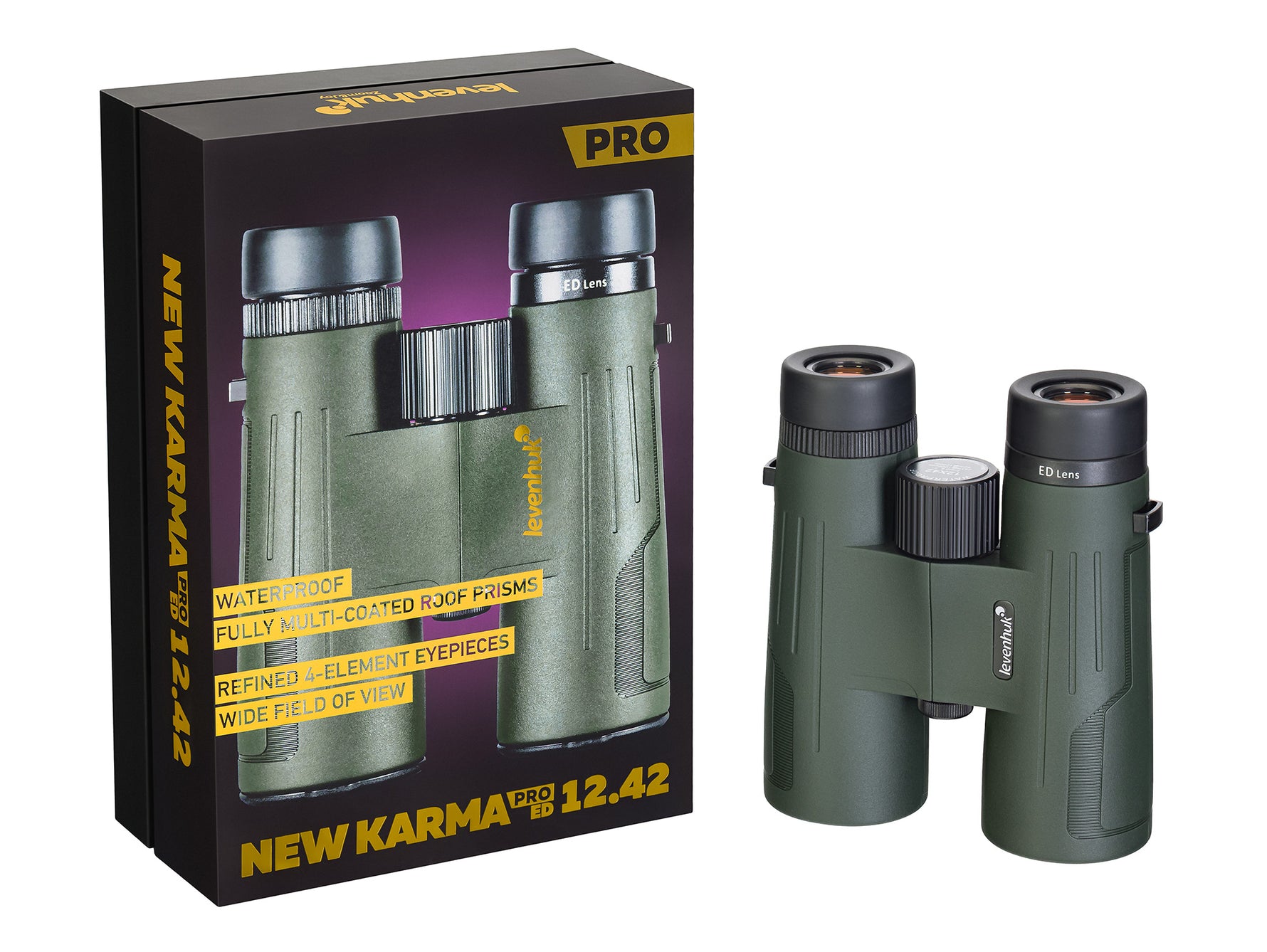 Binocolo Levenhuk New Karma PRO ED 12x42
