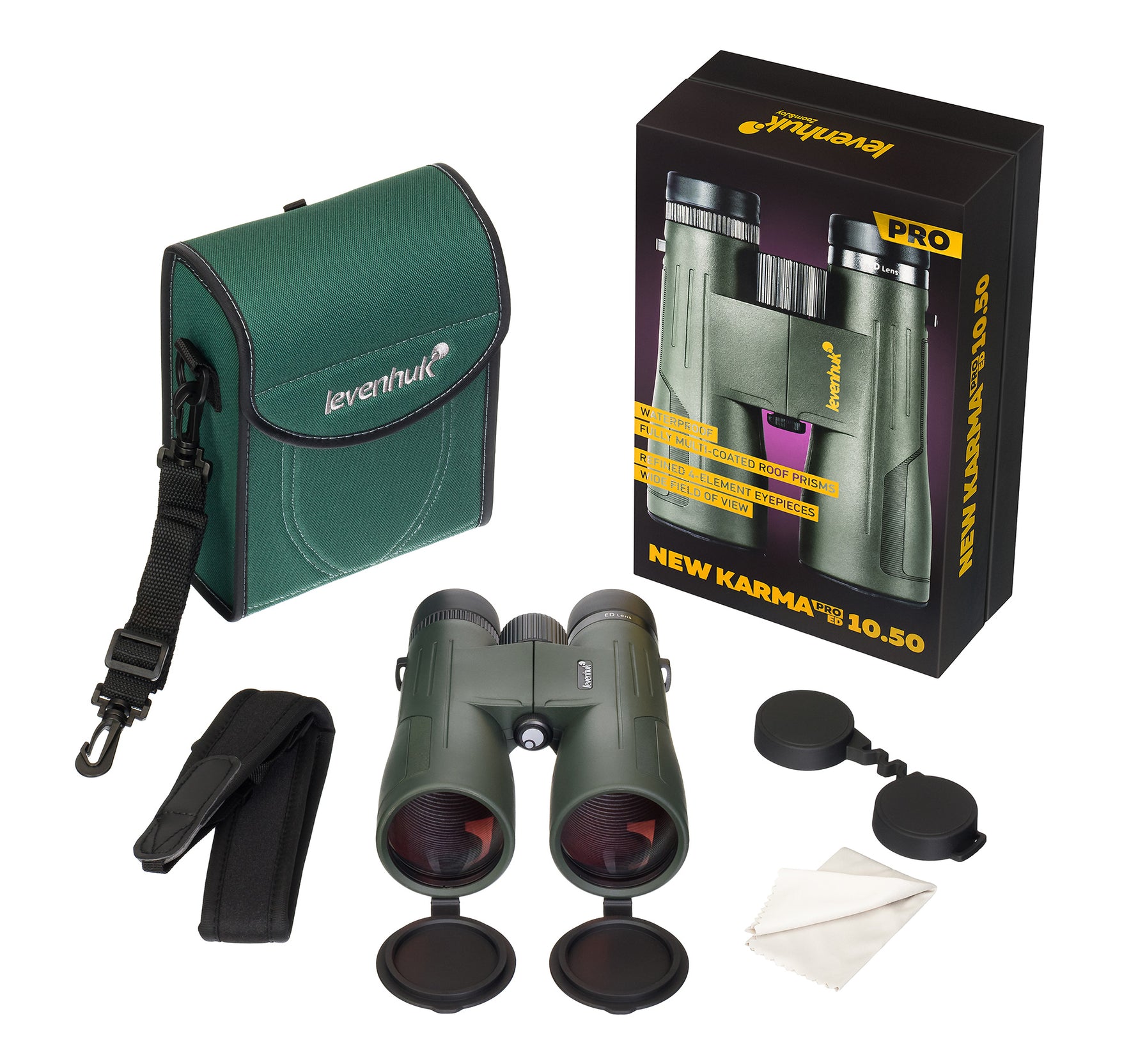 Binocolo Levenhuk New Karma PRO ED 10x50