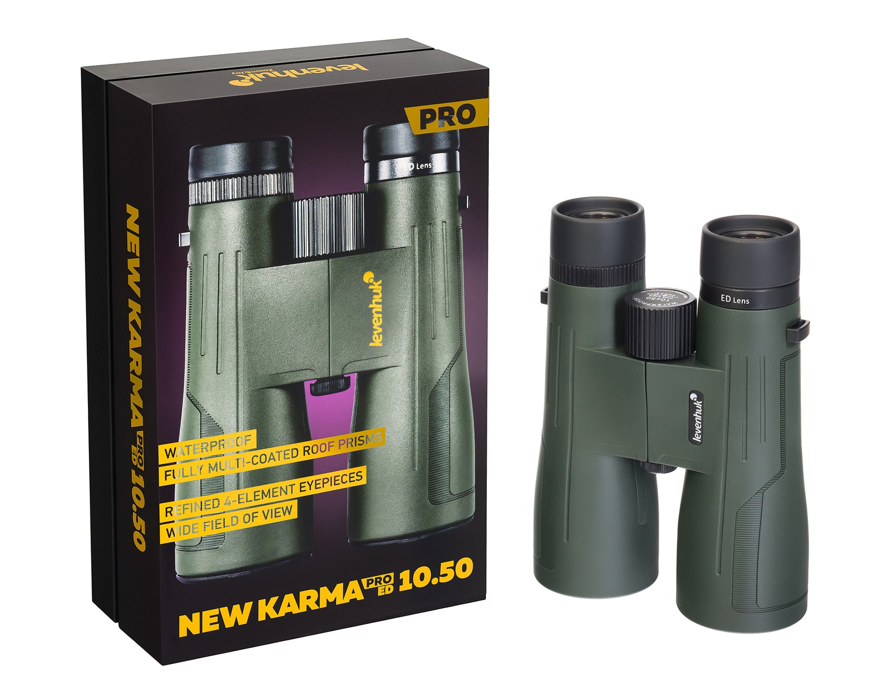 Binocolo Levenhuk New Karma PRO ED 10x50