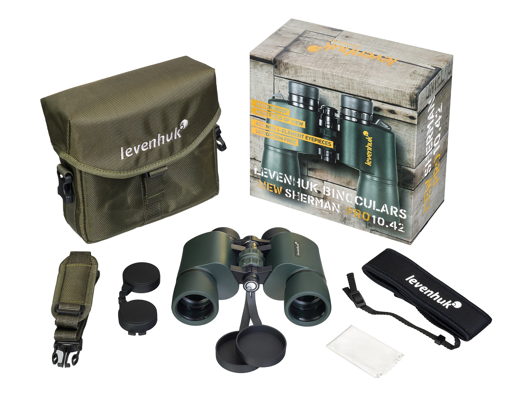Binocolo Levenhuk New Sherman PRO 10x42