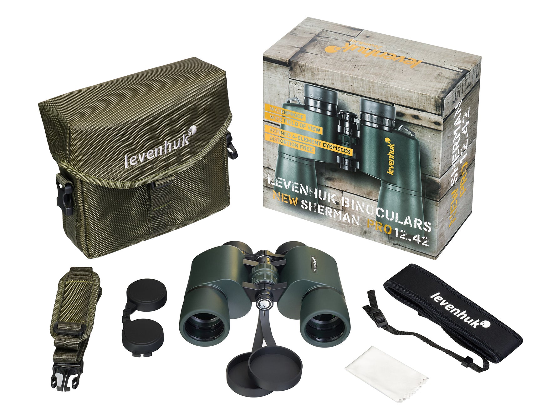 Binocolo Levenhuk New Sherman PRO 12x42