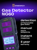 Rilevatore di gas Ermenrich NG60