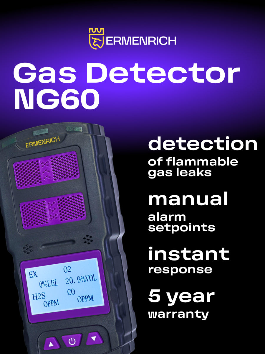 Rilevatore di gas Ermenrich NG60