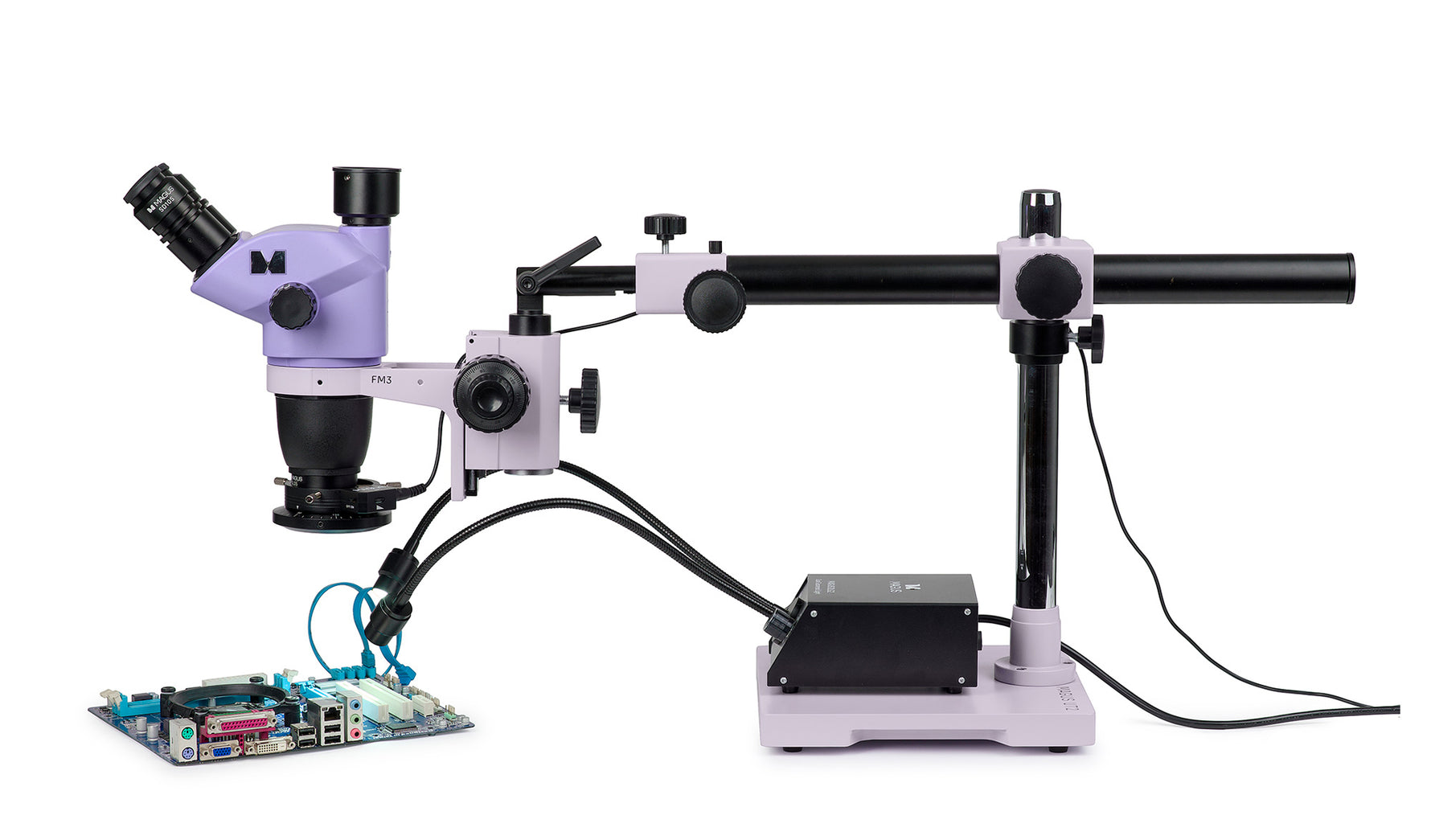 Microscopio stereoscopico MAGUS Stereo 8TR per riparazione elettronica