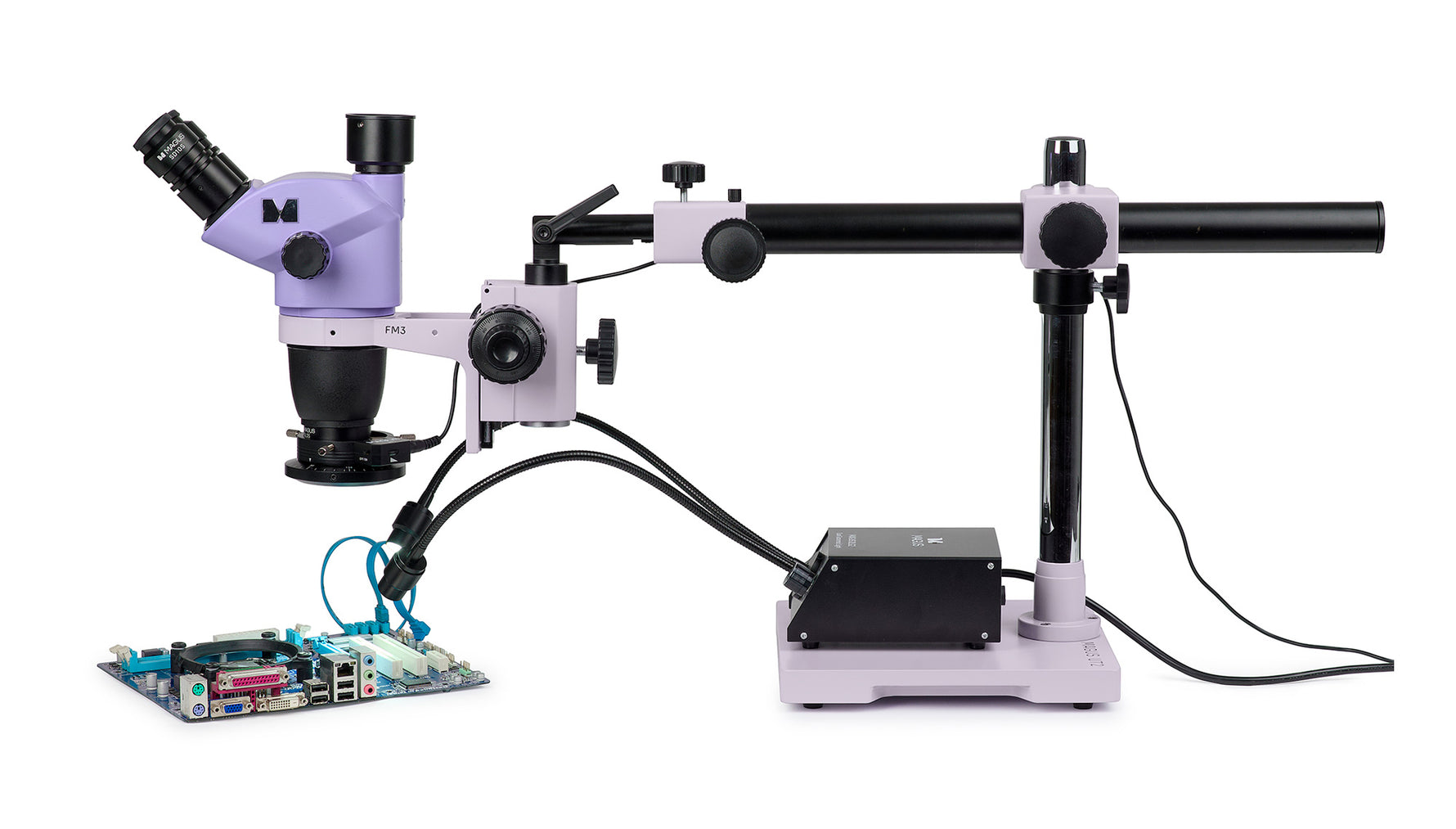 Microscopio stereoscopico digitale MAGUS Stereo D8TR LCD per riparazione elettronica