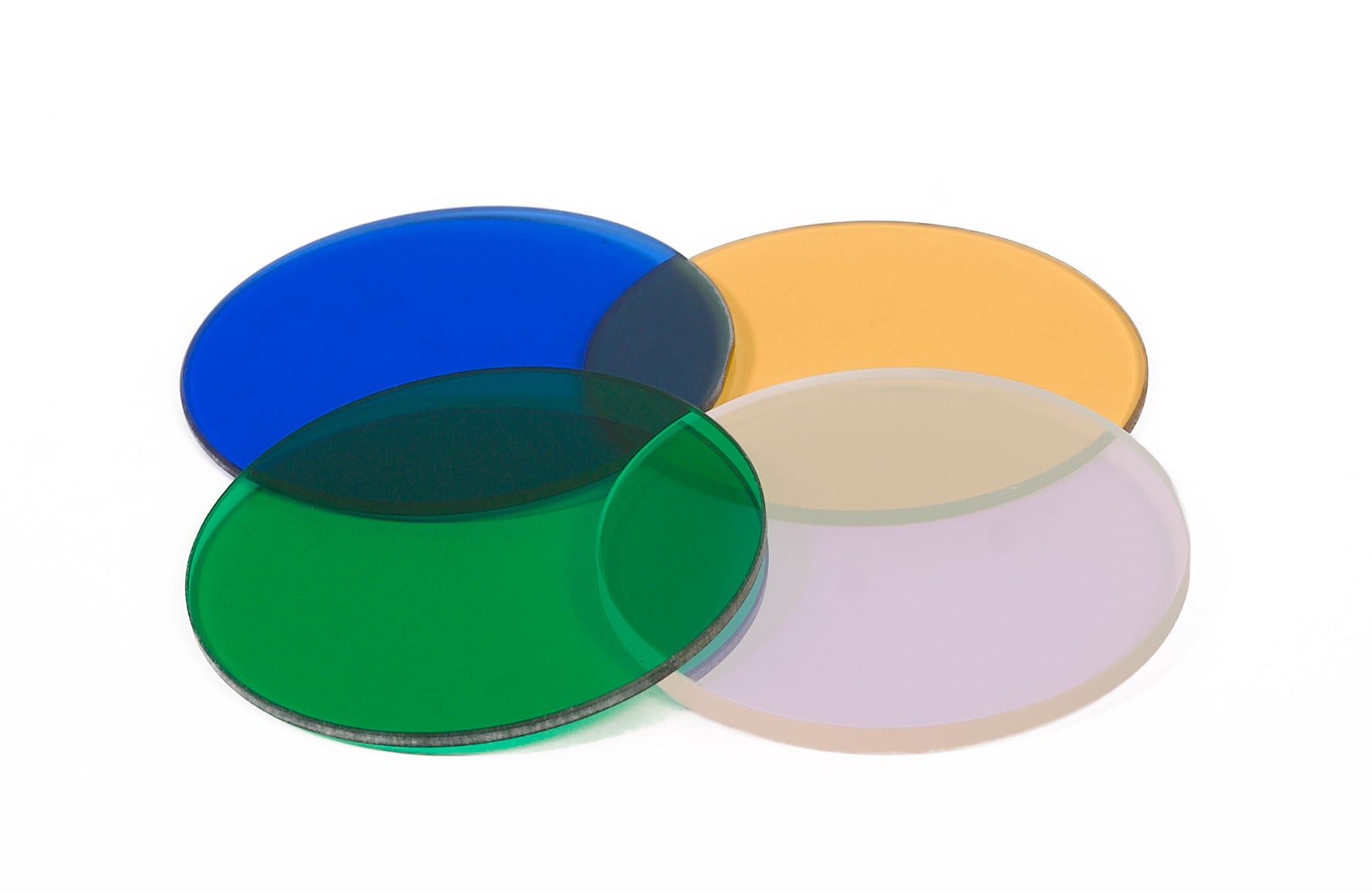 Set di filtri a colori MAGUS LF4.2 (blu, verde, giallo, vetro satinato)