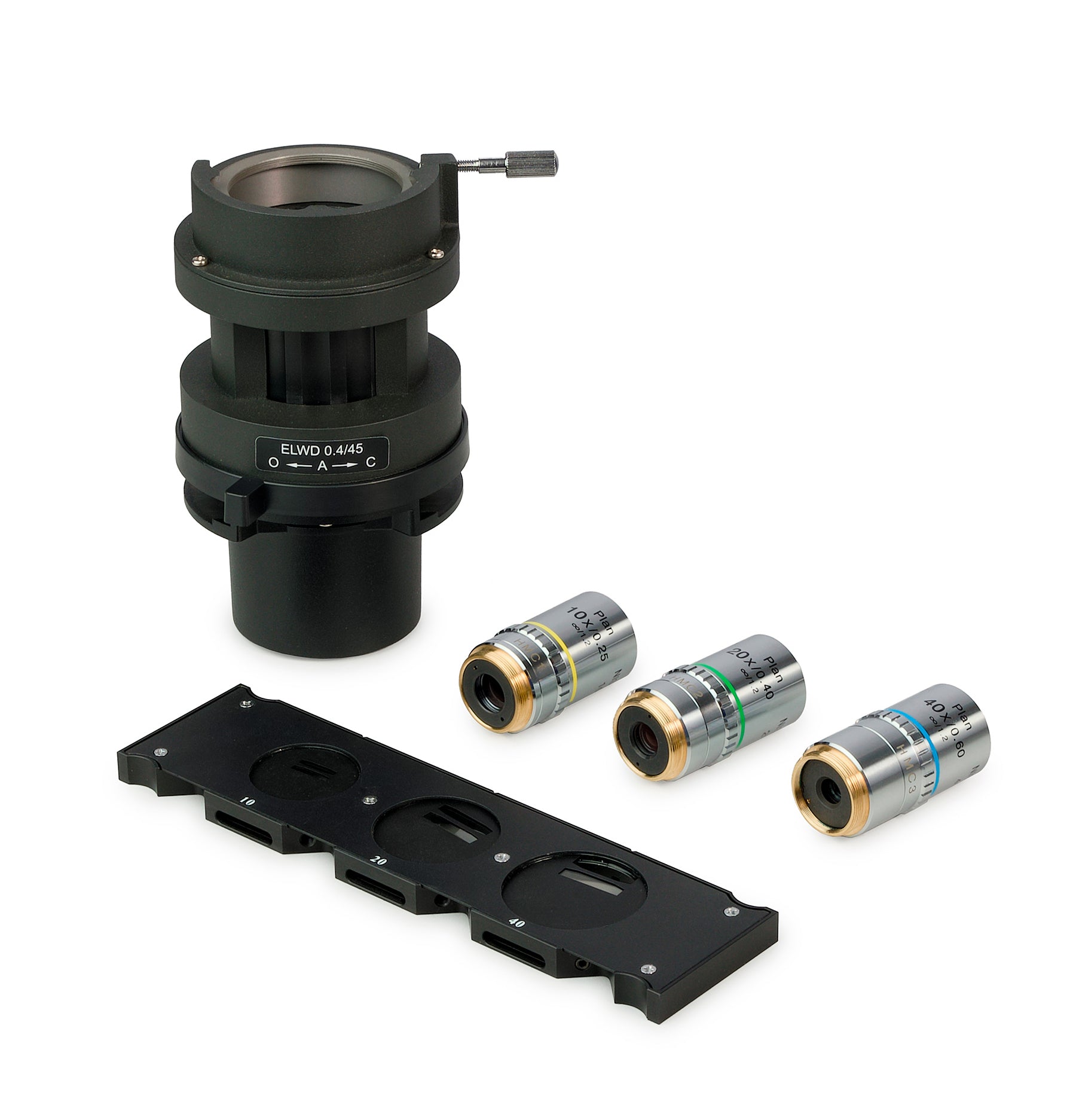 Dispositivo MAGUS HCM360 per lavorare con il contrasto di modulazione Hoffman, con set di obiettivi