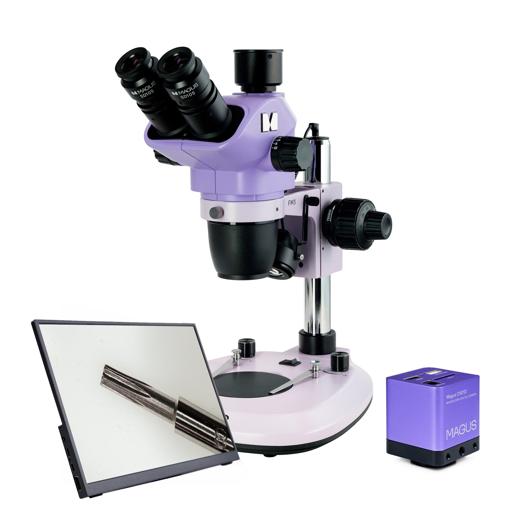Microscopio stereoscopico digitale MAGUS Stereo D8T LCD BASE