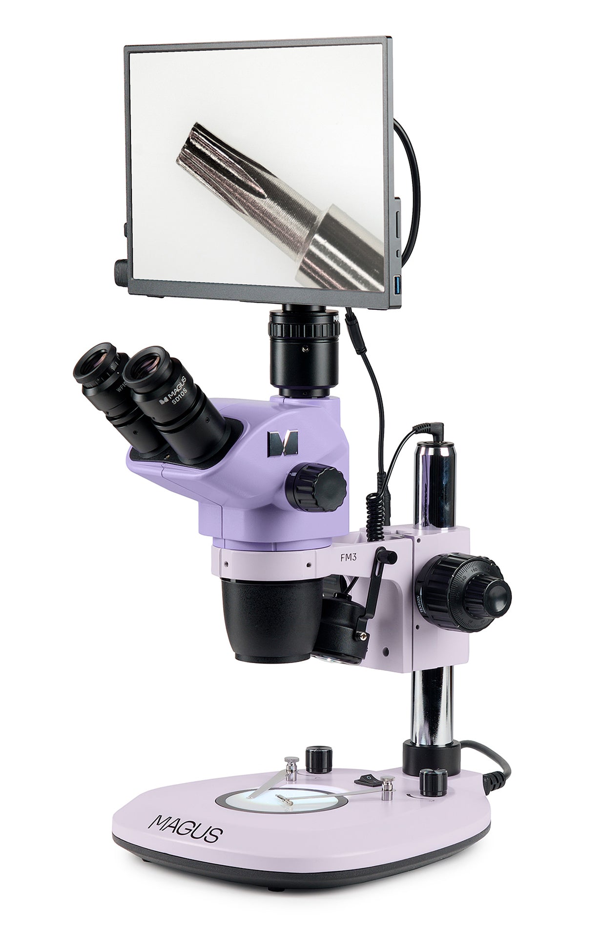 Microscopio stereoscopico digitale MAGUS Stereo D8T LCD BASE