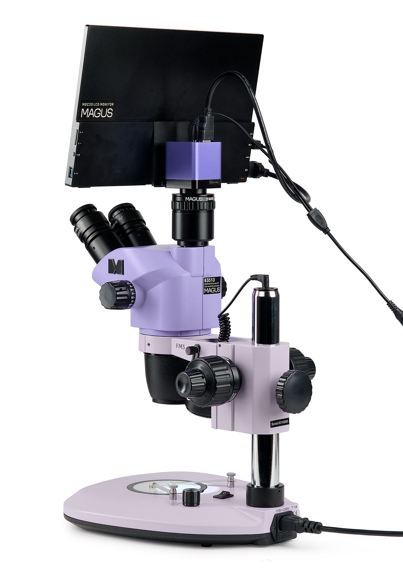 Microscopio stereoscopico digitale MAGUS Stereo D8T LCD BASE