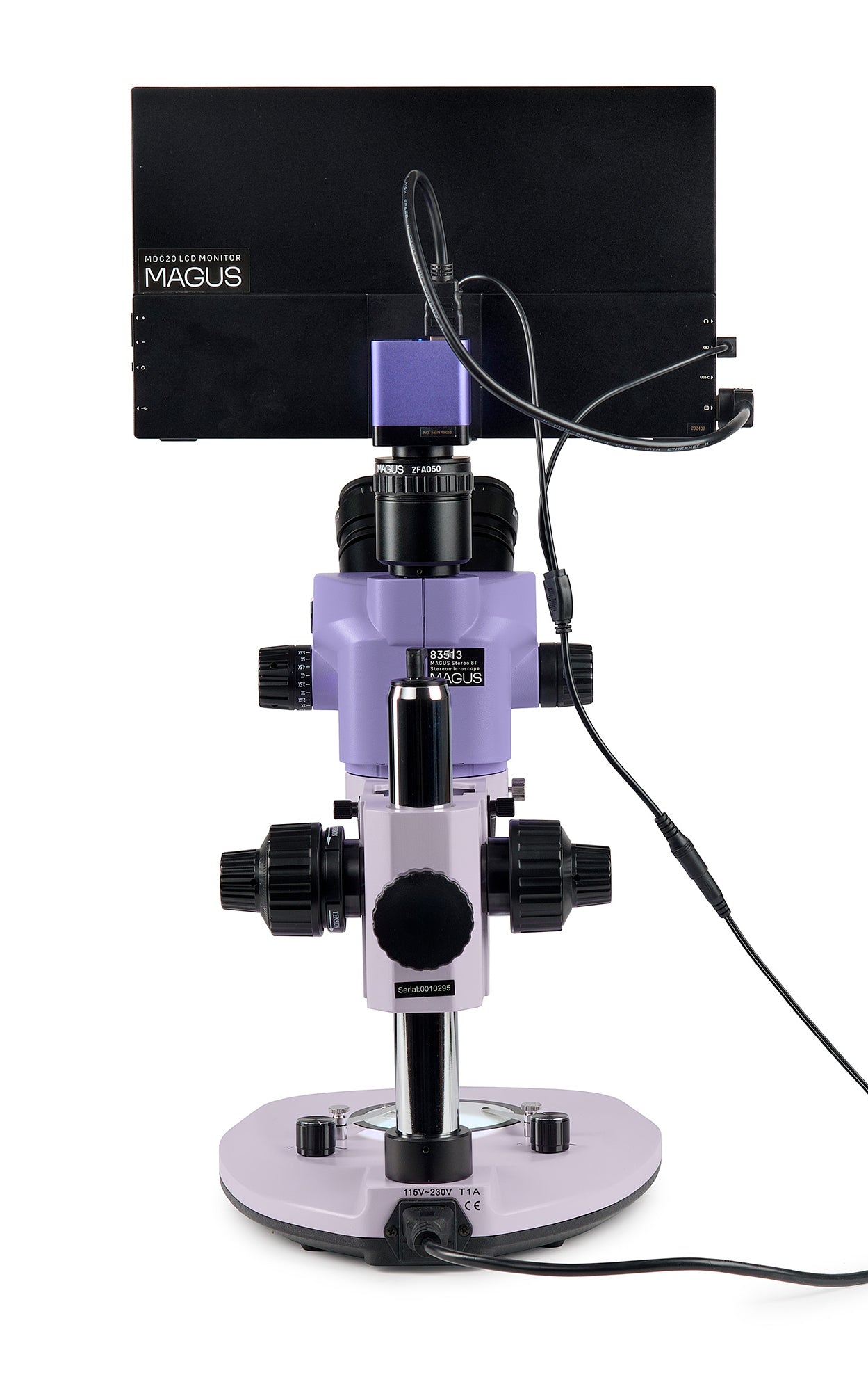 Microscopio stereoscopico digitale MAGUS Stereo D8T LCD BASE