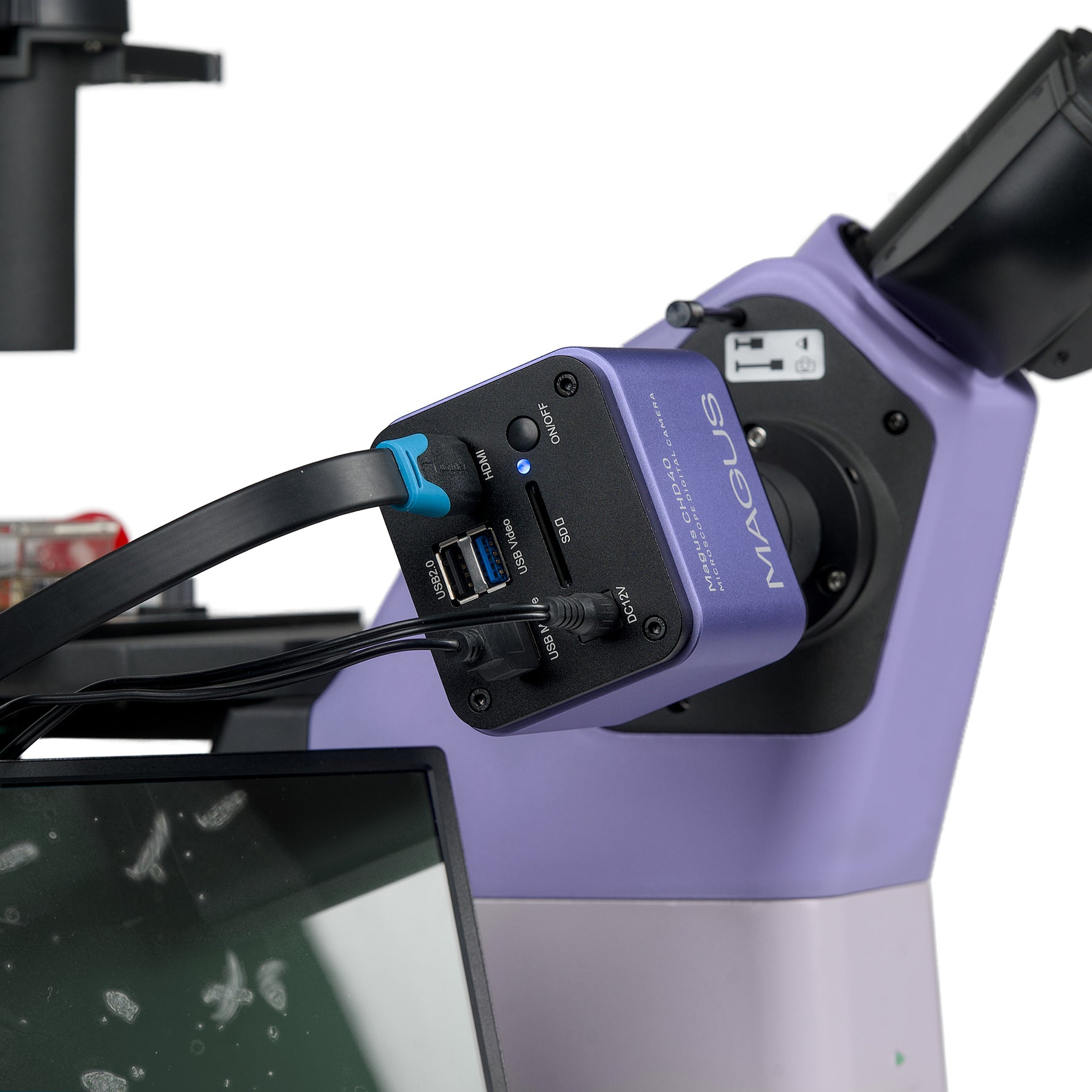 Microscopio biologico digitale invertito MAGUS Bio VD360 LCD