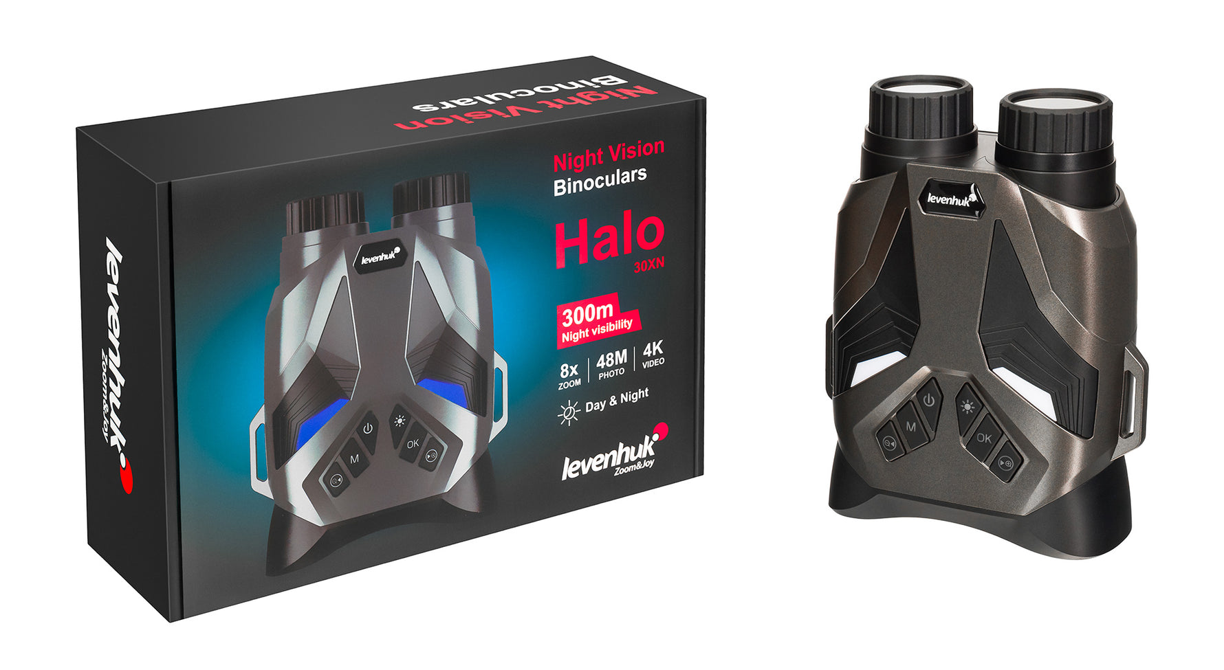 Visore notturno binoculare digitale Levenhuk Halo 30XN