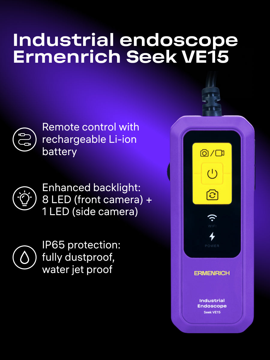 Endoscopio professionale Ermenrich Seek VE15