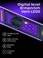 Livella digitale Ermenrich Verk LD25, con laser