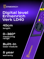 Livella digitale Ermenrich Verk LD40, con laser