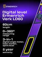 Livella digitale Ermenrich Verk LD60, con laser