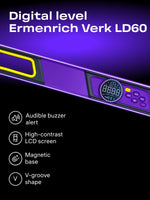 Livella digitale Ermenrich Verk LD60, con laser