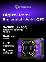 Livella digitale Ermenrich Verk LQ50, con laser