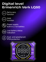 Livella digitale Ermenrich Verk LQ50, con laser