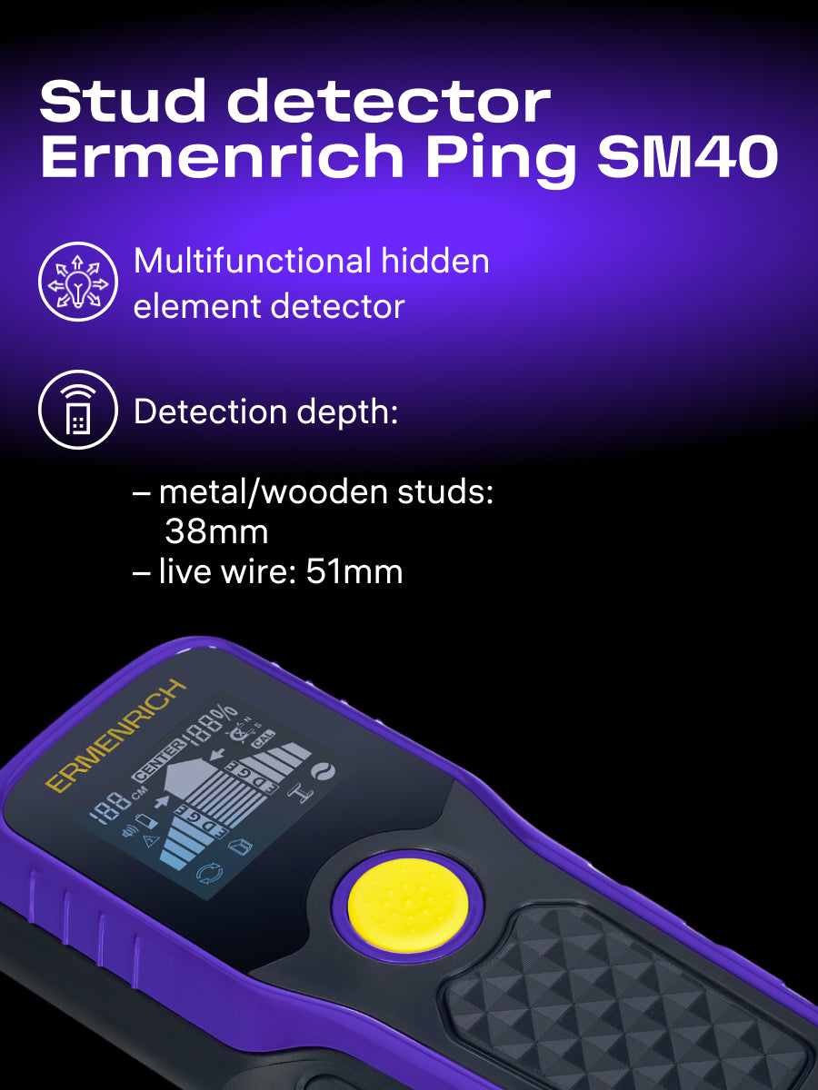 Rilevatore di montanti Ermenrich Ping SM40