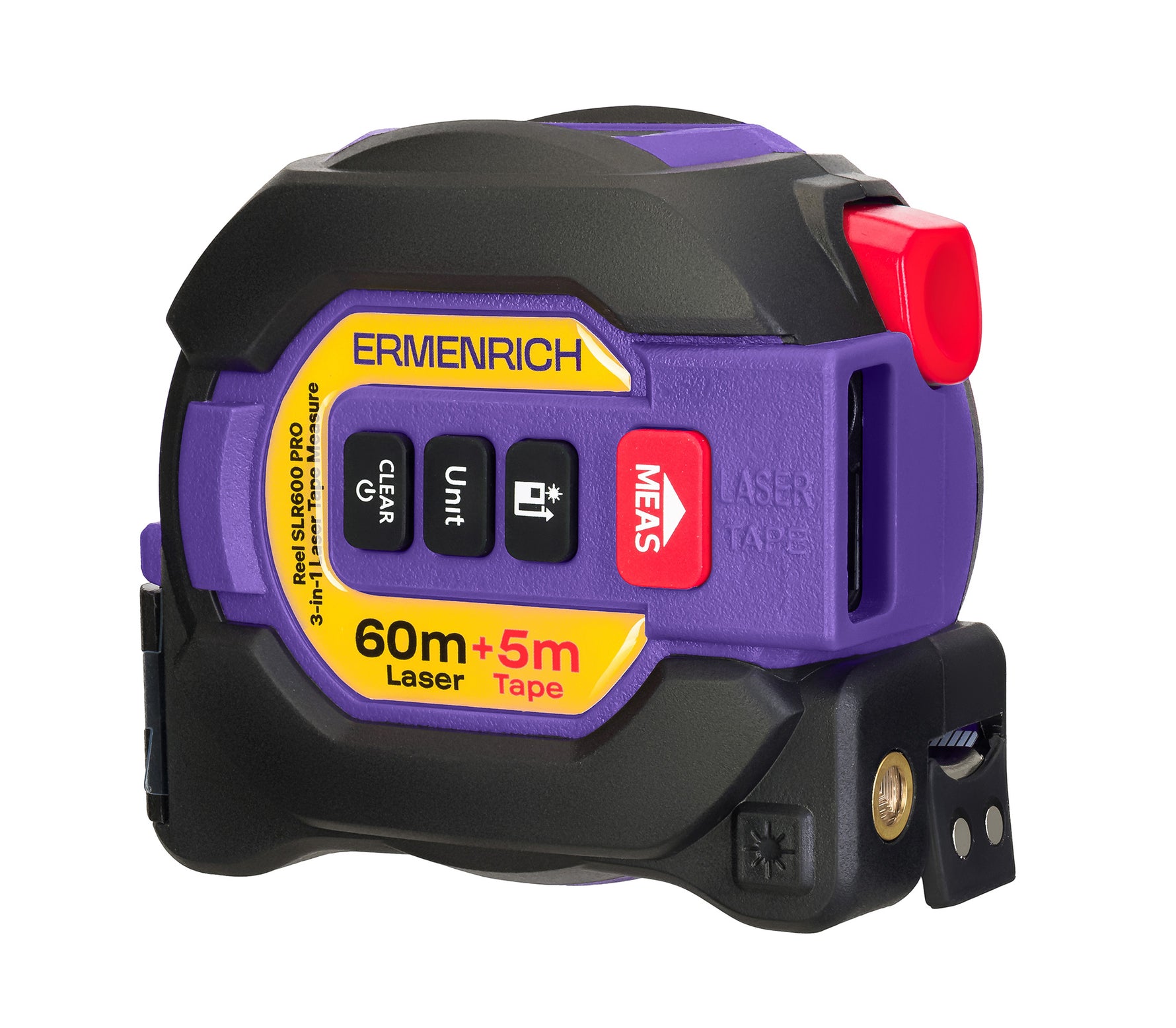 Misuratore laser con flessometro 3 in 1 Ermenrich Reel SLR600 PRO