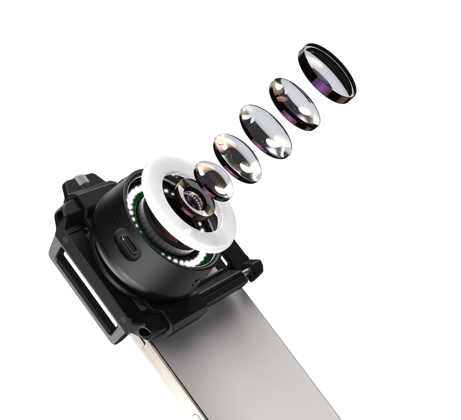 Microscopio LED per smartphone Levenhuk Kelvin TMC20