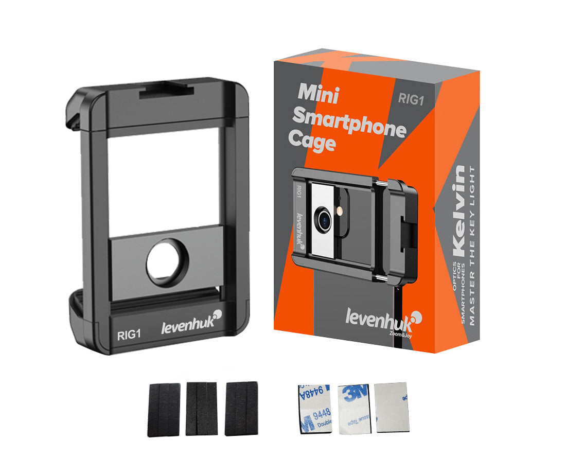 Gabbia per smartphone mini Levenhuk Kelvin RIG1