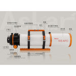 Telescopio Rifrattore Tripletto 103APO F6.8 103/700