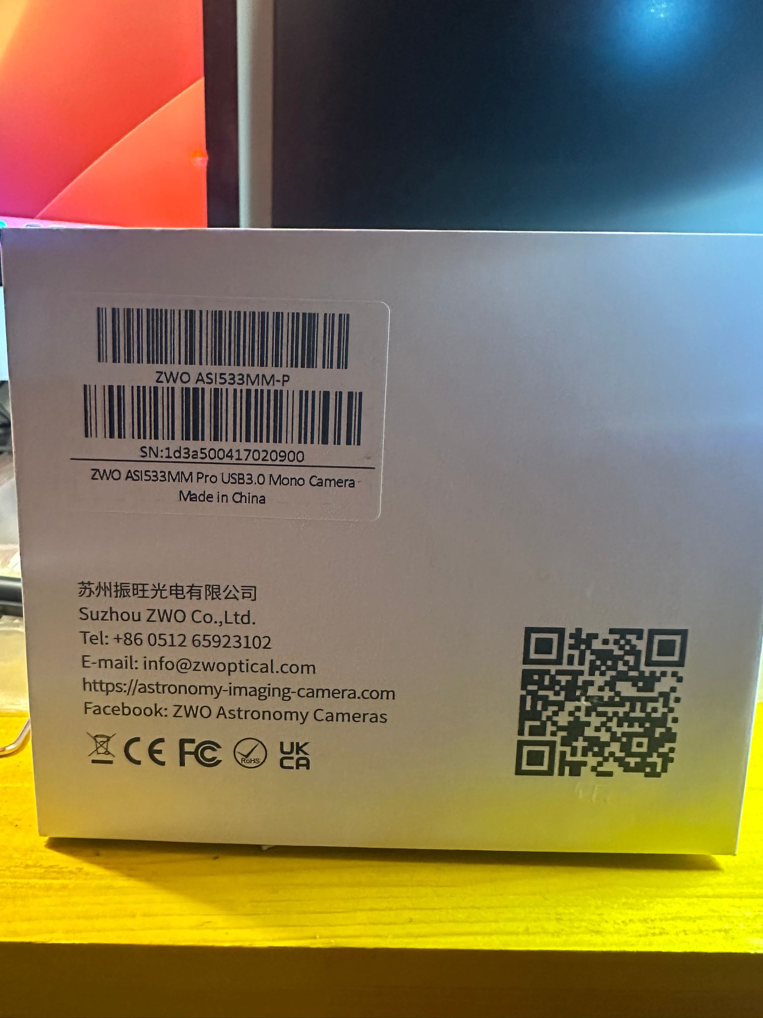 [USATO] Camera DeepSky ASI533MM Pro Mono + Filtri LRGB Baader